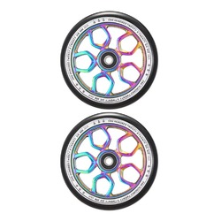 Envy 120mm Lambo Scooter Wheels | OilSlick/Black