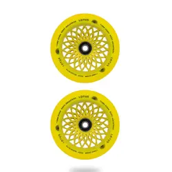 Root Industries Lotus Wheels 110mm | Yellow/Yellow