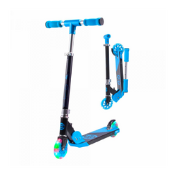 Core Foldy Kids Scooter | Blue with LED Wheels