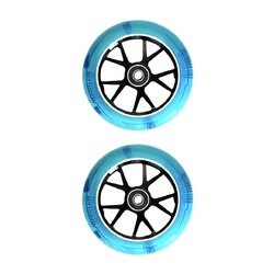 Grit X Spoke 110mm Wheels | Black/Trans Blue