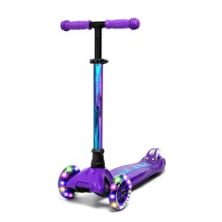 I-Glide Kids 3 Wheel Scooter | Purple/NeoChrome 