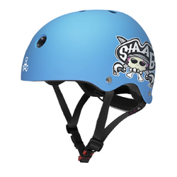 Triple 8 Lil 8 Certified Youth Helmet | Staab Blue Rubber