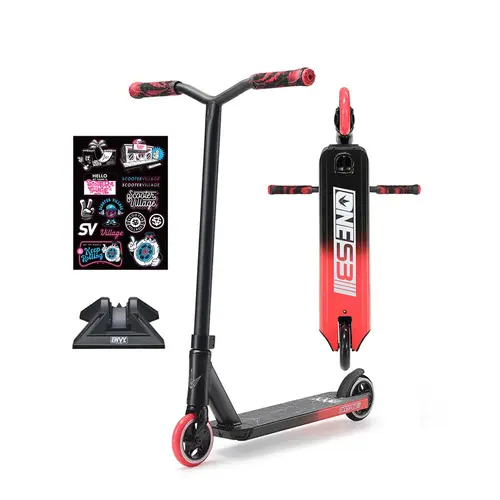 Envy One S3 Series 3 Complete Scooter | Black/Red