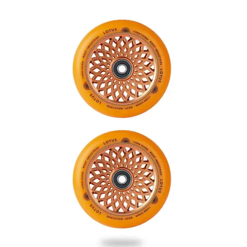 Root Industries Lotus Wheels 110mm | Orange/Orange