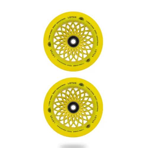 Root Industries Lotus Wheels 110mm | Yellow/Yellow