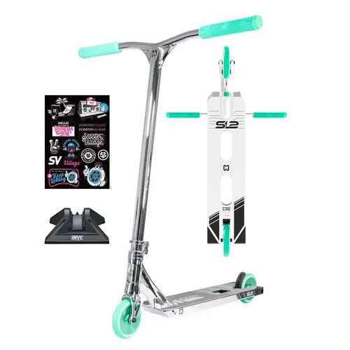 Core SL2 Complete Scooter | Chrome/Teal