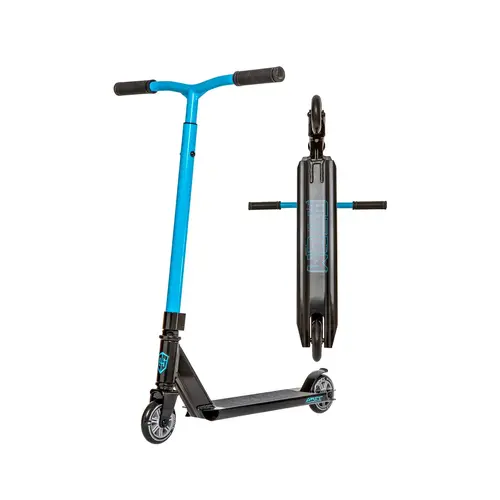 Grit Atom Complete Scooter | Black/Fluro Blue