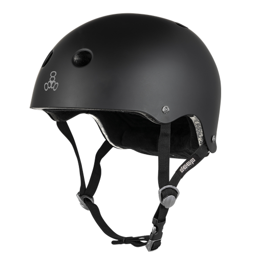 Triple 8 Deep Cover Helmet | Black Matte