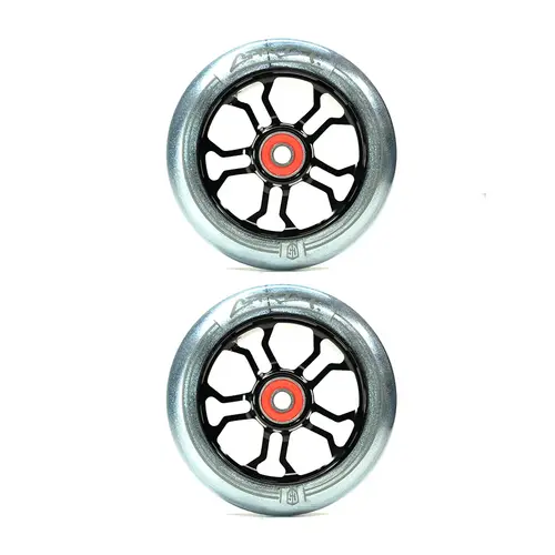 Grit 10R 110mm Wheels | Black/Silver