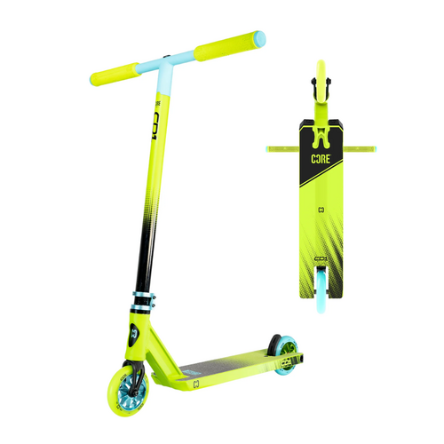 Core CD1 Complete Scooter | Lime/Blue