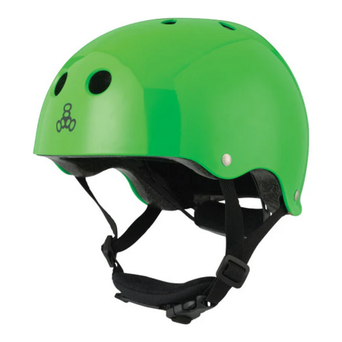 Triple 8 Lil 8 Certified Youth Helmet | Neon Green Gloss