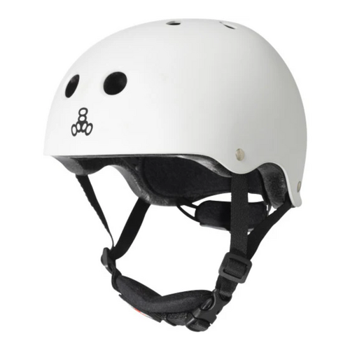 Triple 8 Lil 8 Certified Youth Helmet | White Gloss